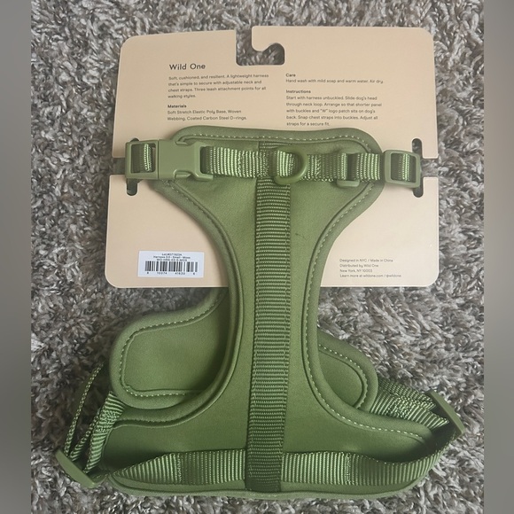 Wild One Dog Harness - Moss Green | Limited Edition | Size S | NWT - Picture 8 of 8